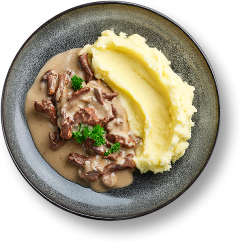 Sautéed Beef Stroganoff