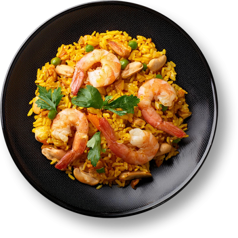Chicken and Prawn Paella