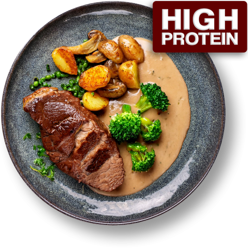 Steak with Mushroom Drizzle XL